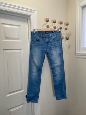 Paige - Lennox - Classic Slim Straight Denim Jeans - Blue - 31